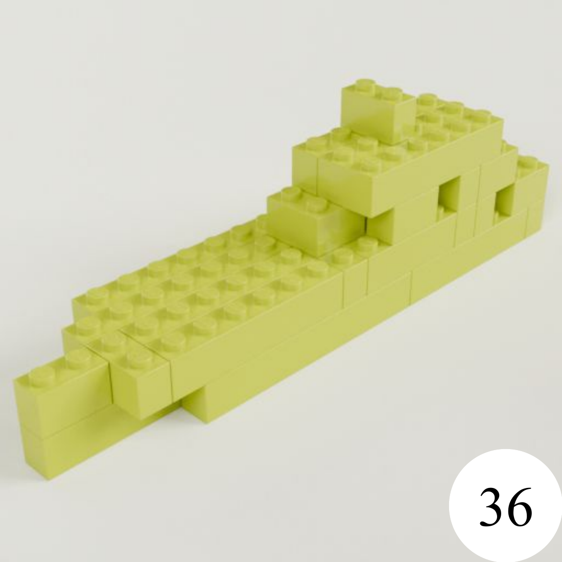 Vessel LEGO assembly design.